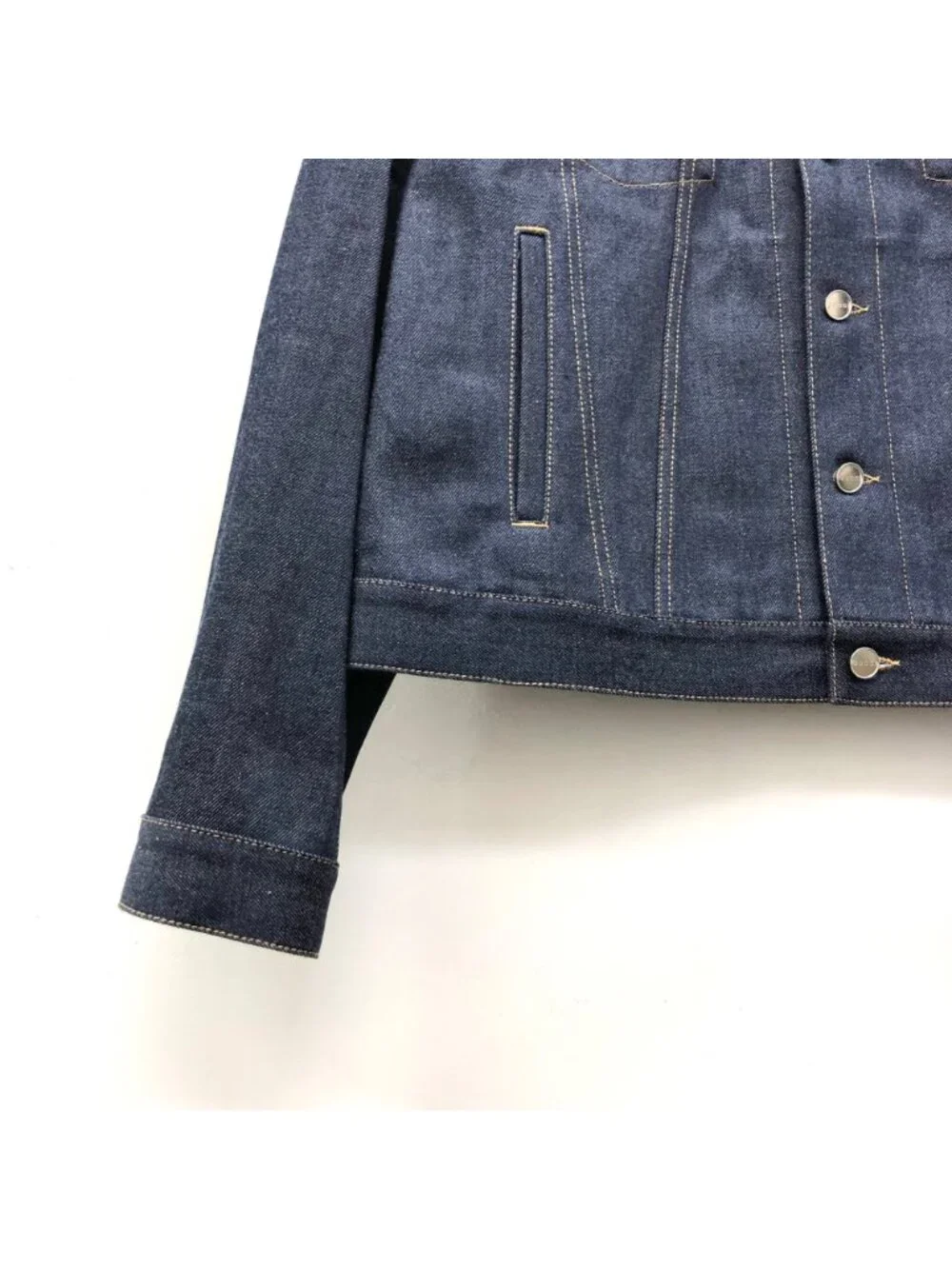 Gucci 2024 Dark Blue Cotton Denim Jacket